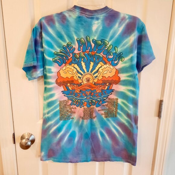 Dave Matthews Band 2022 Concert Tour Tie-Dye T-Shirt, Men's Size M - Picture 2 of 4